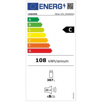 Liebherr RBsdc 525i Prime BioFresh Ψυγείο Συντήρησης Υ185.5xΠ59.7xΒ67.5εκ. Inox